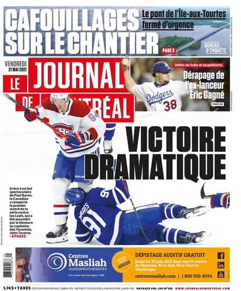 journal montreal aujourd'hui